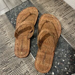 Bernardo Women’s Leia Cork Thong Sandals